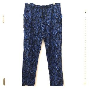 Forever 21 rayon drawstring pants L